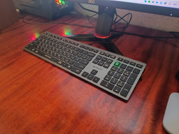Клавиатура проводная A4Tech FX60H USB Grey Neon backlit (4711421978309) фото от покупателей 2