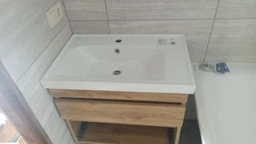 Тумба подвесная AQUA RODOS Винтаж с умывальником Frame 80 см севилья