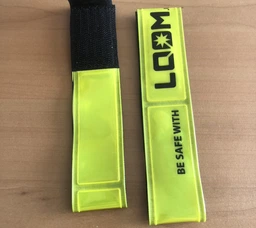 Світловідбиваюча ПВХ пов’язка LOOM на липучці 3х38см біла світловідбивна повязка(2шт.) фото від покупців 5