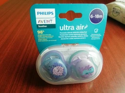 Пустышка Philips AVENT Ultra Air, 6-18 міс. 2 шт (SCF085/61) фото от покупателей 10