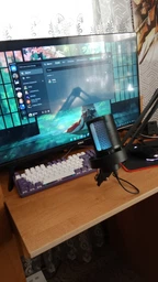 Микрофон Fifine RGB AmpliGame A8W White