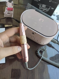 Фрезер для маникюра Bucos Nail Drill X3 PRO WHITE PEARL 65 Ватт, 35 000 об./мин. фото от покупателей 6