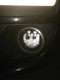 Светодиодные противотуманные фары Led 7 линз круглая 90мм 70W 3,5" Рено, Форд, Опель и т.д. Белый комплект (05335)