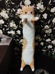 Іграшка плюшева обіймашка Кіт батон 50 см MY KIGU Коричневий (9007)