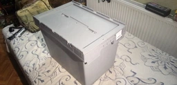 Ящик пластиковый с крышкой N6442 600х400х435 мм для хранения снаряжения Серый фото от покупателей 10