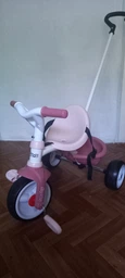 Детский металлический велосипед 2 в 1 Smoby Toys Би Муви 68х52х52 см Розовый (7600740339)