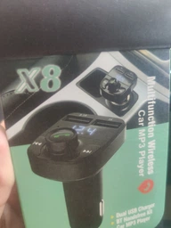 FM трансмиттер модулятор для авто MP3 MOD X8- 4522 bluetooth черный фото от покупателей 10