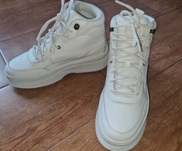 Женские демисезонные ботинки кожаные высокие Puma Mayra 39231602 37.5 (4.5UK) 23.5 см Puma Black-Puma Black-Strong Gray (4099683252949) фото от покупателей 19
