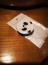 Попсокет (Popsockets) держатель для смартфона Панда Вся правда о медведях (We Bare Bears) (8754-2661-WT) Белый