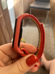 Ремешок нейлоновый MRK для фитнес браслета Xiaomi Mi Band 7/6/5/4/3 Черный+dark blue (mrk6388) фото от покупателей 4