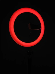 Кільцева світлодіодна кольорова лампа RGB LED MJ26 Набір блогера Селфі кільце зі штативом Мультиколор 26 см фото від покупців 18