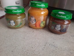 Дитяче пюре Gerber Яблуко та гарбуз, 130 г (1227245) фото від покупців 4