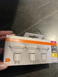 Набір ламп Osram 3шт LED GU10 4.3Вт 2700К 350Лм PAR16 (4058075818392) фото от покупателей 7