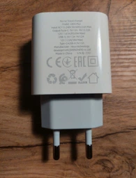 Сетевое зарядное устройство Hoco C80A Plus USB / Type-C PD QC 20W 3A белое фото от покупателей 2