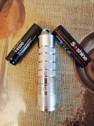 Аккумулятор 14500/AA литий-ионный (Li-Ion) Soshine 14500-3.7-900 Button Top, 900mAh, 1.8A, 4.2/3.7/2.8V, Black фото от покупателей 1