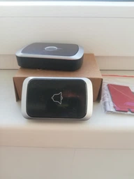 Бездротовий дверний дзвінок музичний водонепроникний DoorBell, комплект дверного дзвінка з дальністю радіодії до 300 метрів Kayfovo DB-13 чорний. фото від покупців 4