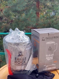 Газовая система приготовления пищи Eagle Rock Портативная туристическая газовая горелка для еды на природе 1.4 л (Gassystem1400) фото от покупателей 17