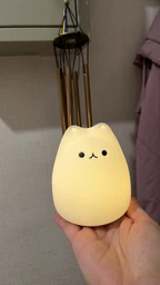 Ночник игрушка 3DTOYSLAMP детский светильник для сна Little Cat силиконовый с LED на батарейках (3хААА) таймером автовыключения 7 цвета свечения мягкий для украшения дома спальни детской комнаты гостиной 10×9 см оригинальный подарок ребенку фото от покупателей 8