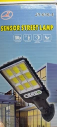 Вуличний світлодіодний ліхтар на сонячній батареї з пультом Solar Light SL-6162-60SMD настінний світильник з датчиком руху, акумуляторний фото від покупців 1