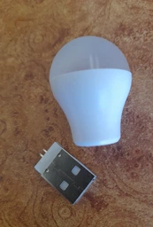 Светодиодная лампочка USB 6000К XO Y1 белый мини ночник для повербанка