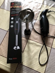 Блендер ручний занурювальний Hand Blender Domotec MS-5101 350Вт чорний фото від покупців 5