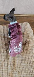 Теплая кофта для котов (кошек) Style Pets FaceSPM (KM/FSPM/br) из махровой ткани XXL фото от покупателей 2