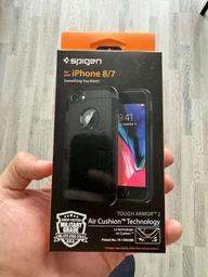Чохол протиударний з підставкою Spigen Slim Armor ACS00887 для iPhone 7 8 SE SE 2 2020/2022 Gunmetal