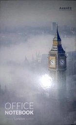 Книга канцелярская записная Axent London А4 в твердой обложке 192 листа клетка (8423-21-A) фото от покупателей 4
