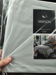 Пододеяльник MirSon №11-0103 Egret Mikrosatin Premium Однотонный 143х210 (2200007228010) фото от покупателей 6