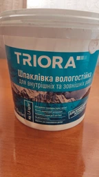 Шпаклевка влагостойкая акриловая TRIORA NEW 1.5кг фото от покупателей 1