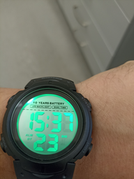 Мужские часы Skmei Neon 10 Bar Black фото от покупателей 11