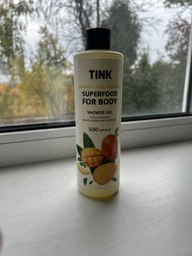 Гель для душу Tink Superfood for Body Shower Gel Манго-Молочні протеїни 500 мл
