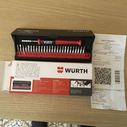 Набір біт з викруткою WURTH для точної механіки 29 шт ZEBRA (06134895)