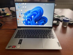 Ноутбук Lenovo IdeaPad Slim 5 14ABR8 (82XE006WRA) Cloud Grey / 14" IPS WUXGA / AMD Ryzen 7 7730U / RAM 16 ГБ / SSD 512 ГБ / Подсветка клавиатуры / Зарядка через Type-C фото от покупателей 4