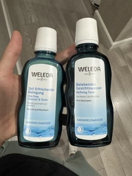 Средство 2 в 1 для лица Weleda Очищающее и тонизирующее 100 мл (4001638095723)