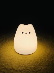 Ночник игрушка 3DTOYSLAMP детский светильник для сна Little Cat силиконовый с LED на батарейках (3хААА) таймером автовыключения 7 цвета свечения мягкий для украшения дома спальни детской комнаты гостиной 10×9 см оригинальный подарок ребенку фото от покупателей 6