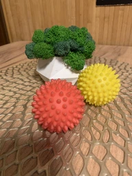 Комплект м'ячики для прання Kayfovo BALLS (KB2BR) Blue-Red 2 шт + мішечок для прання Kayfovo BAG (KBW1) білий 1 шт фото від покупців 3