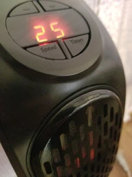 Тепловентилятор с терморегулятором и таймером 400 W Handy Heater, черный (MX 11453) фото от покупателей 11