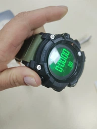 Спортивные часы мужские SKMEI влагозащита 5атм 1384 Green фото от покупателей 8