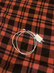 Комплект зарядки для Apple iPhone, Сетевое зарядное устройство 5W USB Power Adapter , Кабель зарядки USB to Lightning White