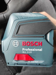 Лазерный уровень уровень (нивелир) Bosch Professional GLL 2-10, сумка, 3 акум.1,5 В, резьба крепления 1/4, 5/8, рабочее растояние 10 м (0601063L00) фото от покупателей 1