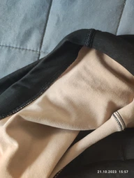 Колготки капроновые Зимние утепленные флисом с эффектом голых ножек S Black фото от покупателей 1