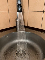 Аератор для крана насадка на змішувач 2 режими економія води 360° BRS Silver-White фото від покупців 2