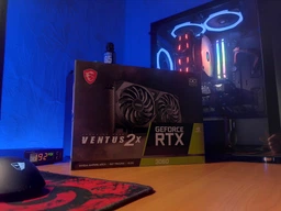 Відеокарта GF RTX 3060 12 GB GDDR6 Ventus 2X OC MSI (GeForce RTX 3060 VENTUS 2X 12G OC) (LHR) ( Black ) фото от покупателей 3