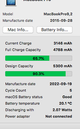 Батарея A1322 для ноутбука Apple A1278 (2009-2012) MacBook Pro 13" (10.95V 5300mAh) MB990, MB991, MC700, MC374, MD313, MD101, MD314, MC724. (61558) фото от покупателей 1