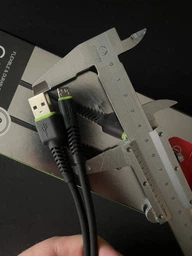 Кабель Intaleo CBFLEXM2 USB-A to Micro-USB 28W 2 м Черный (1283126521430) фото от покупателей 5