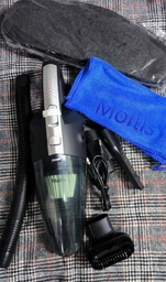 Автомобильный пылесос аккумуляторный Moltis М2, 2200mAh, 120W, от USB из ABS пластика черный 10001 фото от покупателей 4