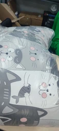 Подушка дакимакура Руно Grey Cat_1 антиаллергенное волокно 50х150 см (Р315.52_Grey Cat_1) фото от покупателей 7