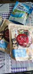 Сухий корм Purina One Mini/Small Junior для цуценят дрібних порід з куркою і рисом 800г.(7613035027022) фото від покупців 4