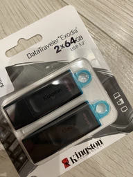Флеш память USB Kingston DataTraveler Exodia 2x64GB USB 3.2 Gen1 2 шт Black/Blue (DTX/64GB-2P) фото от покупателей 16